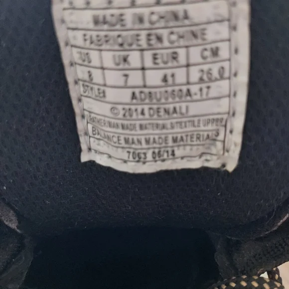 NWB Denali Trailblazer Hiking Boots. Men. Size 8. Brown and Black. - Picture 4 of 5